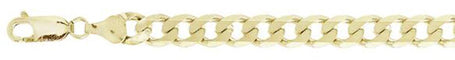 CLOSEOUT 20% OFF! 150-6MM Yellow Gold Plated Curb Chain .925 Solid Sterling Silver Sizes 7-30" NEW