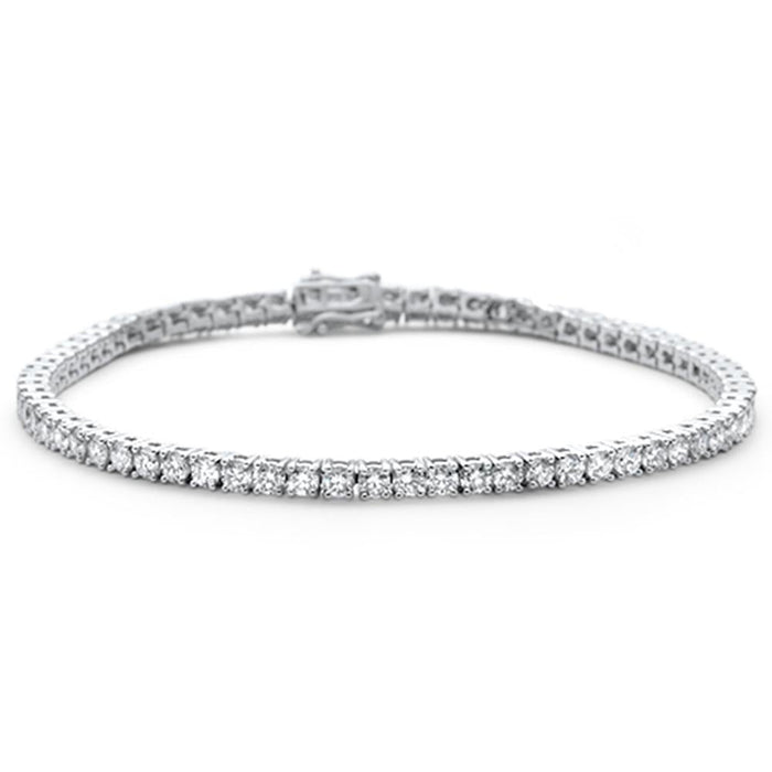SPECIAL! 1.98ct 14KT White Gold Diamond Tennis Bracelet 7"