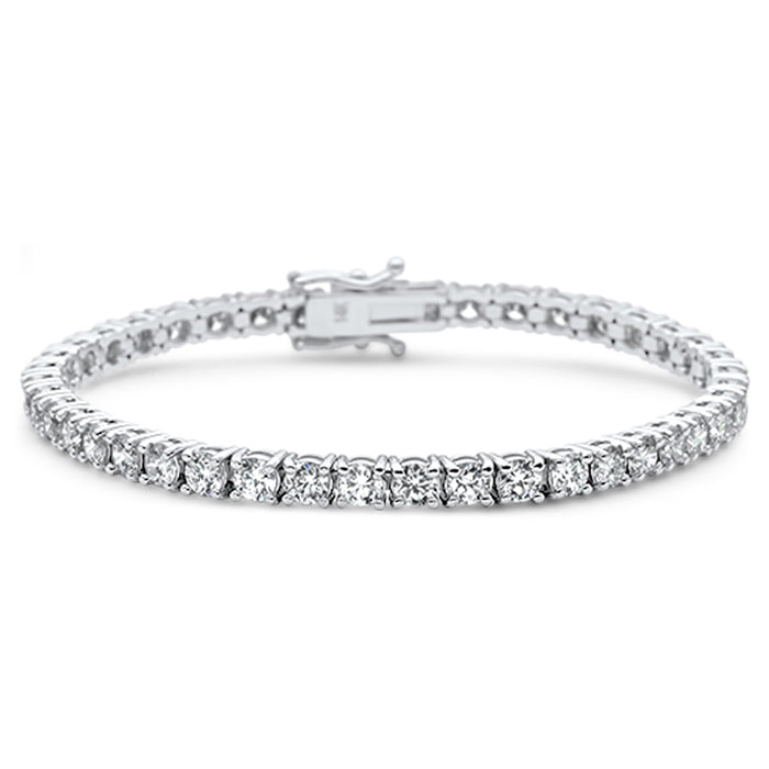 SPECIAL! 8.72ct 14K White Gold Diamond Tennis Bracelet 7"