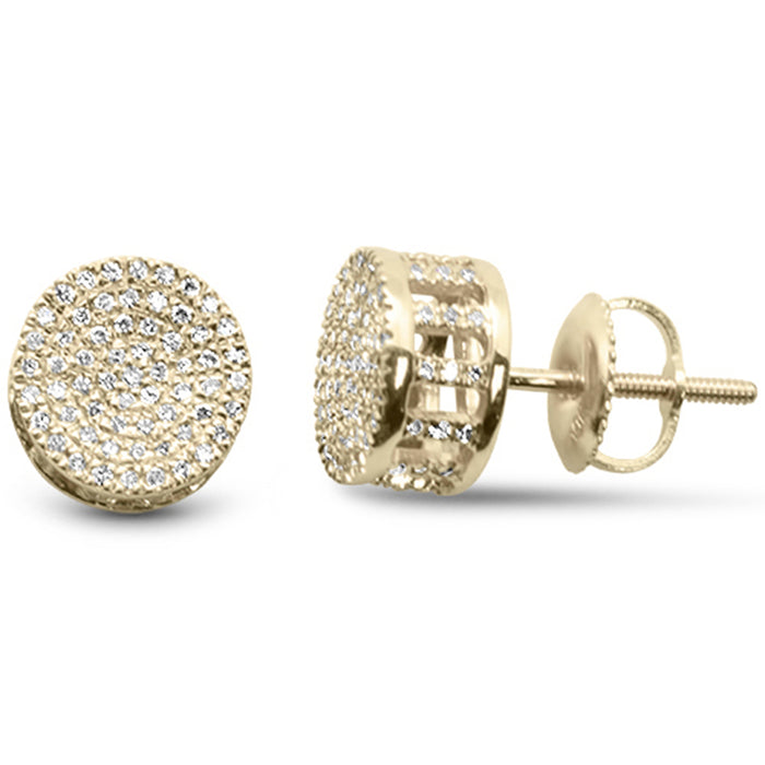 DIAMOND CLOSEOUT! .27ct G SI 10K Yellow Gold Diamond Fashion Earrings