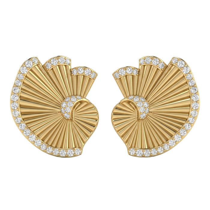 SPECIAL! .46ct G SI 14kt Yellow Gold Diamond Modern Earrings