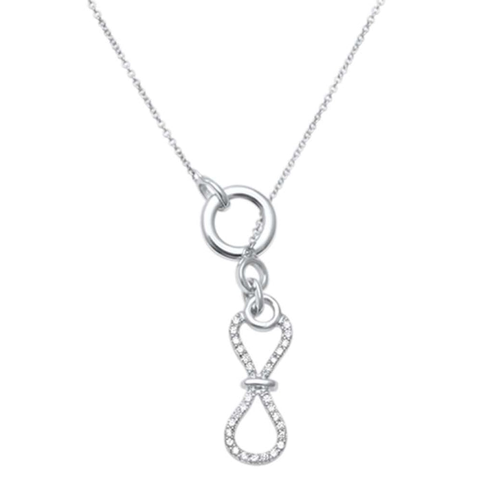 DIAMOND CLOSEOUT! .18ct 14kt White Gold Unique Drop Diamond Pendant 18" Necklace