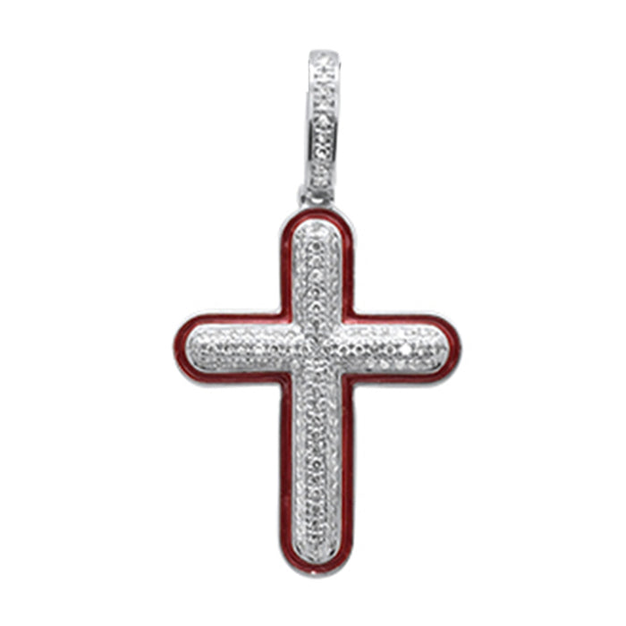 DIAMOND CLOSEOUT! .26ct G SI 10K White Gold Diamond Hip Hop Charm Pendant