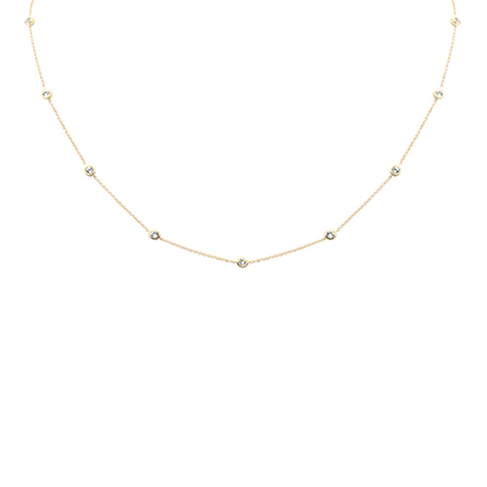 DIAMOND CLOSEOUT! .59ct G SI 14K Yellow Gold Aquamarine Gemstone Pendant Necklace 16 + 2" Ext