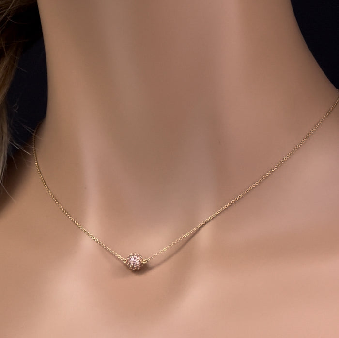 DIAMOND CLOSEOUT! .88ct G SI 14K Yellow Gold Round Pink Tourmaline Circle Pendant Necklace 16 + 2" Ext