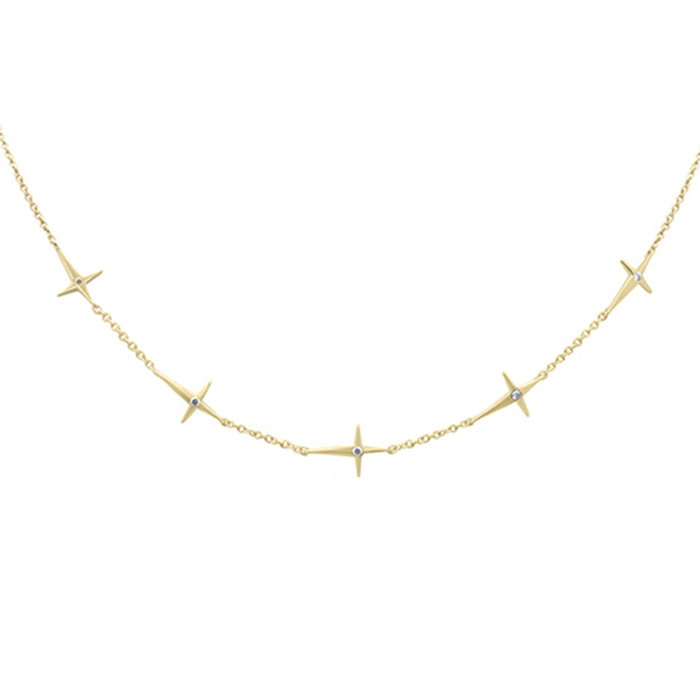 DIAMOND CLOSEOUT! .07ct G SI 14K Yellow Gold Diamond Cross Pendant Necklace Pendant 16+2" Long