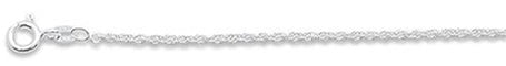 025-1.2MM Loose Rope Chain .925 Solid Sterling Silver Sizes 16-24" NEW