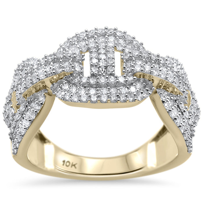 DIAMOND CLOSEOUT! 1.26ct G SI 10K Yellow Gold Diamond Men's Band