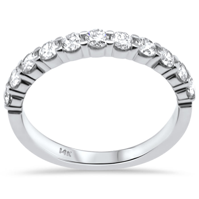 SPECIAL! .79ct G SI 14K White Gold Diamond 11-Stone Ring Band