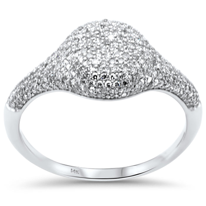 SPECIAL! .60ct G SI 14K White Gold Diamond Dome Ring Size 6.5
