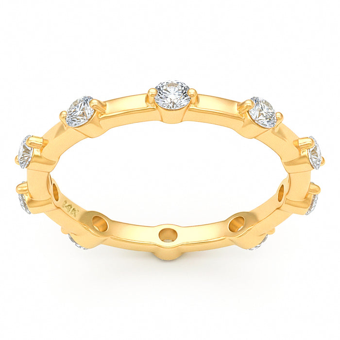 SPECIAL! .59ct G SI 14kt Yellow Gold Diamond Band Ring Size 6.5