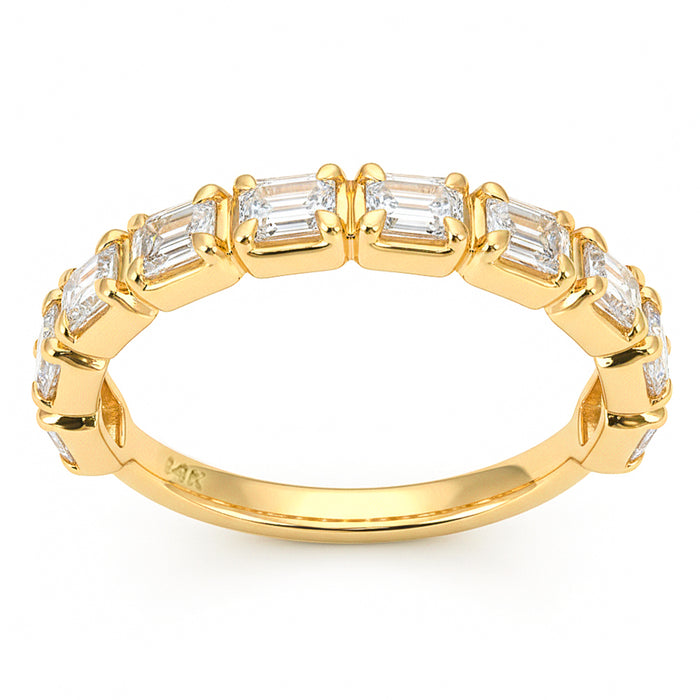 SPECIAL! 1.20ct G SI 14kt Yellow Gold Diamond Band Ring Size 6.5