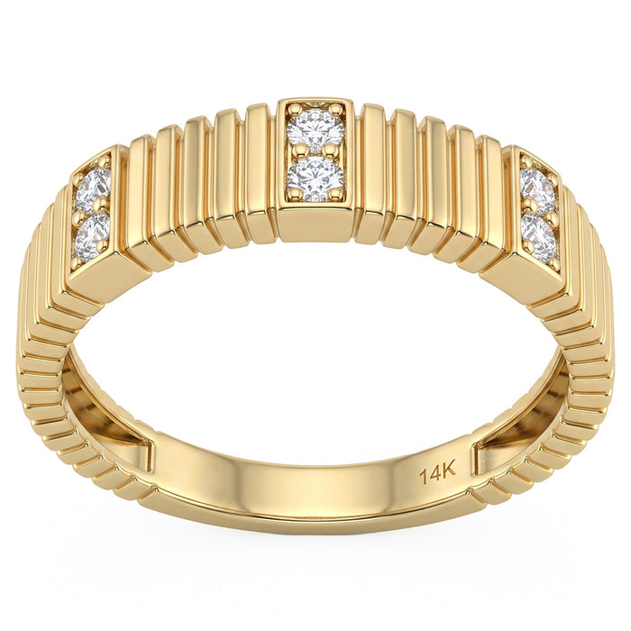 SPECIAL! .25ct G SI 14kt Yellow Gold Diamond Men's Band Ring Size 10