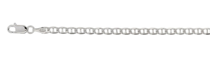 100-4MM Mariner Chain Made in Italy Available in 7"-9" and 16"-30" Inches NEW