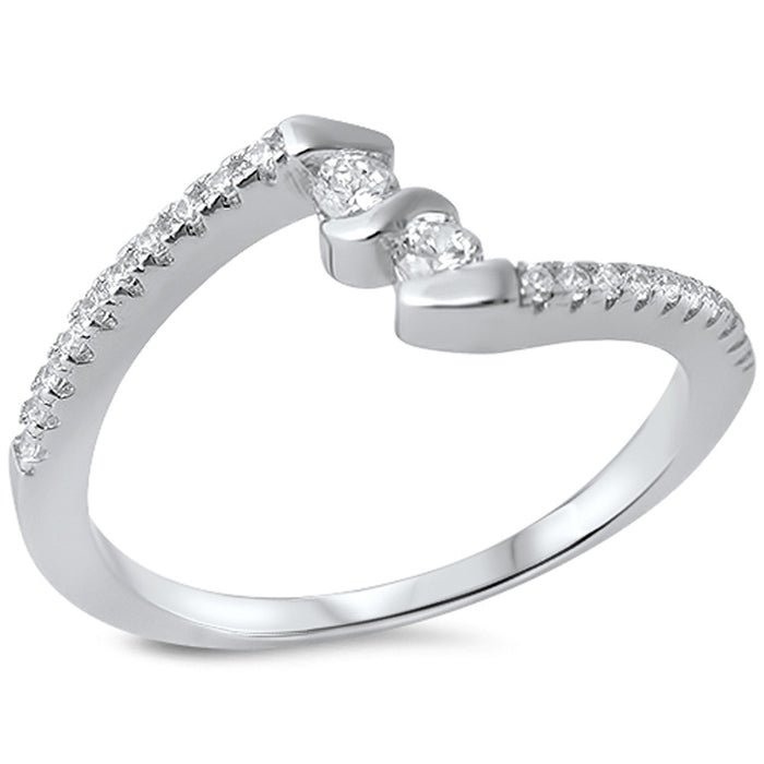 CLOSEOUT! Cubic Zirconia Fashion .925 Sterling Silver Ring