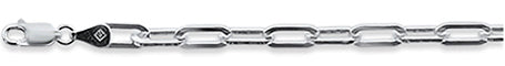 CLOSEOUT 20% OFF! 160 6MM Square Forzatina Chain .925 Solid Sterling Silver Sizes 8"-28" Inches NEW