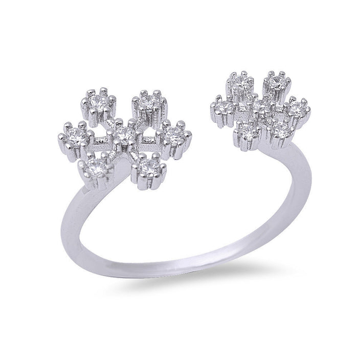 CLOSEOUT!New Design Cubic Zirconia Fashion .925 Sterling Silver Ring