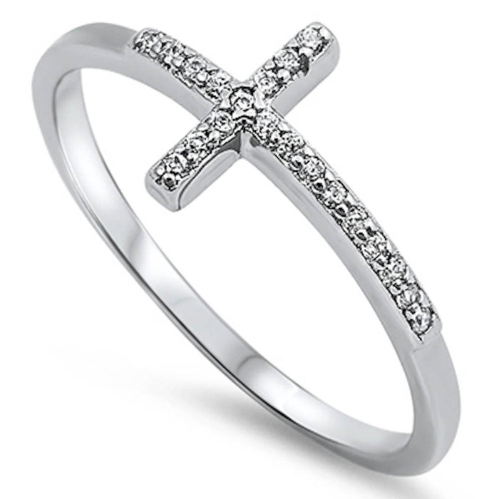 CLOSEOUT! Silver Plain Heart .925 Sterling Silver Ring