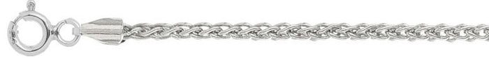 045-1.9MM Made in Italy .925 Solid Sterling Silver Wheat/Spiga Chain 7"-24" Long NEW